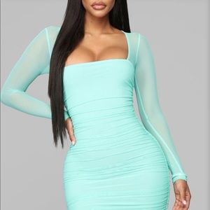 Fashion Nova Ruched Dress